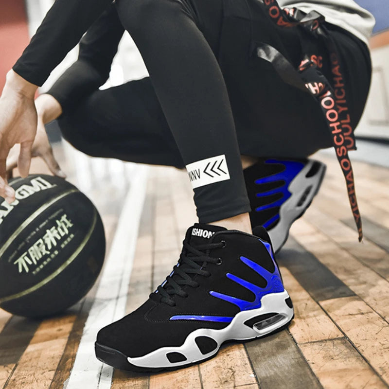 High Top Sneakers for Men Designer Multi Function Basketball Shoes Breathable Male Running Shoes Fashion Men Shoes High Quality