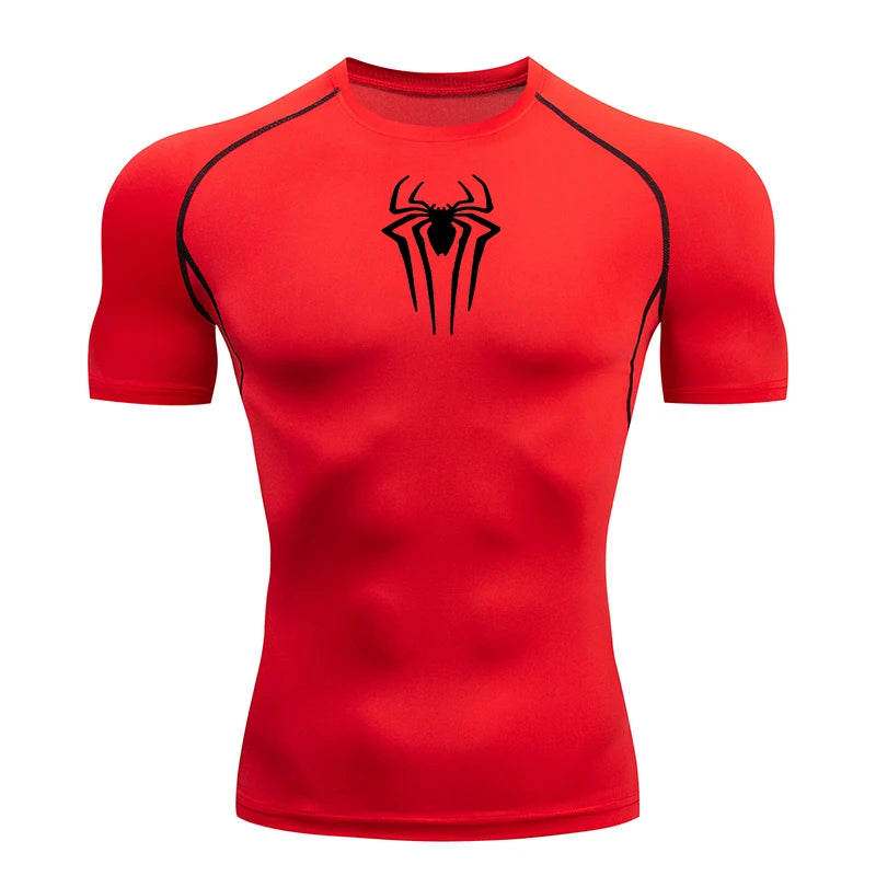 2025 Compression T Shirt Men Short Sleeve Sport Tees Fitness Running Sportsear Men Gym Elastic Quick Dry Jogging T-shirt Tops