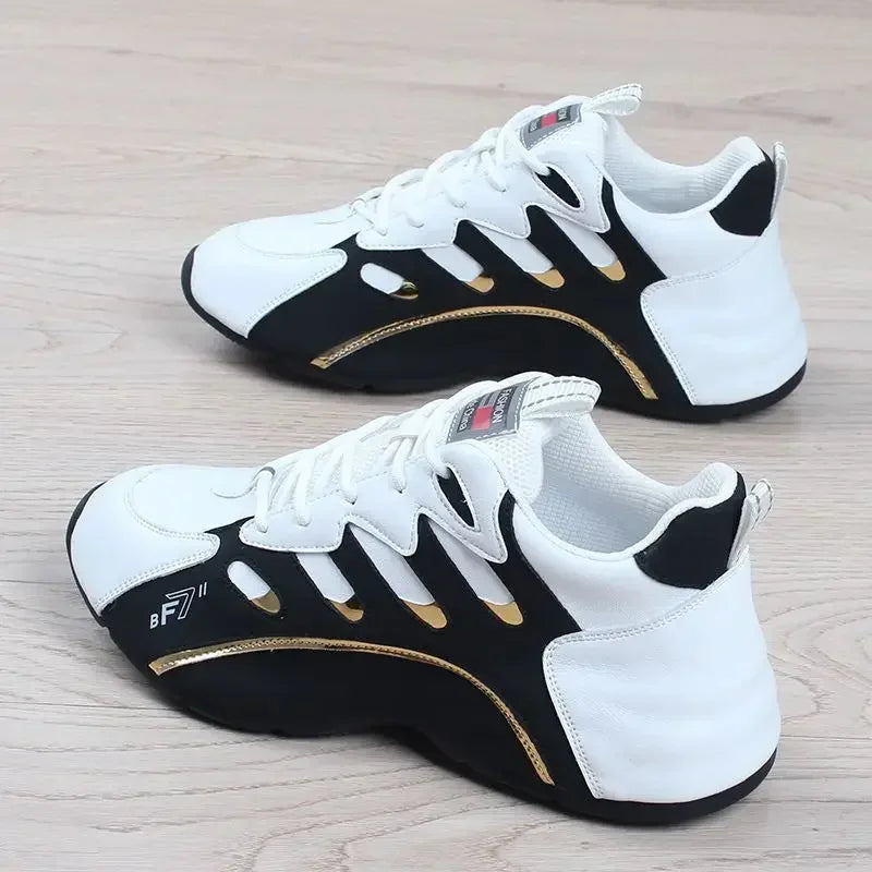 Casual Sneakers for Light Soft Breathable Vulcanize Shoes High Quality Soft Leather Sneaker Zapatillas De Mujer Men New Fashion