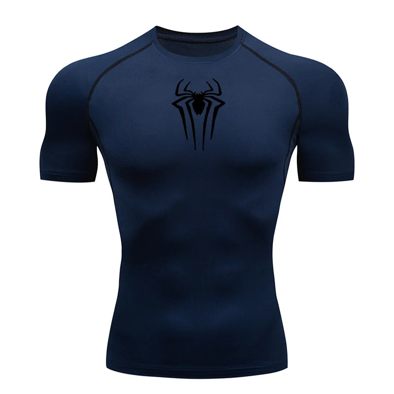 2025 Compression T Shirt Men Short Sleeve Sport Tees Fitness Running Sportsear Men Gym Elastic Quick Dry Jogging T-shirt Tops