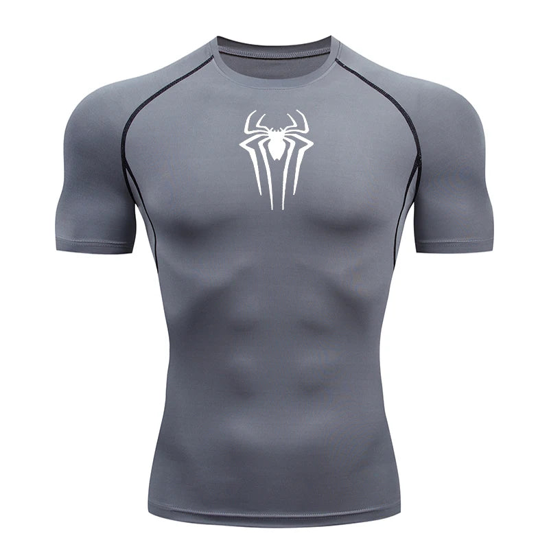 2025 Compression T Shirt Men Short Sleeve Sport Tees Fitness Running Sportsear Men Gym Elastic Quick Dry Jogging T-shirt Tops