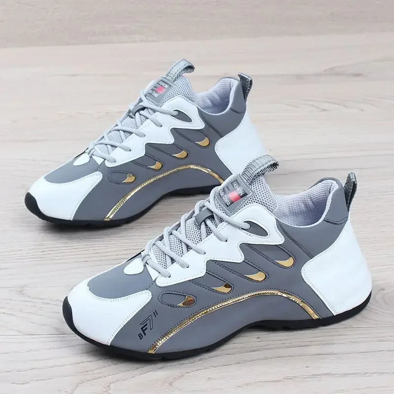 Casual Sneakers for Light Soft Breathable Vulcanize Shoes High Quality Soft Leather Sneaker Zapatillas De Mujer Men New Fashion
