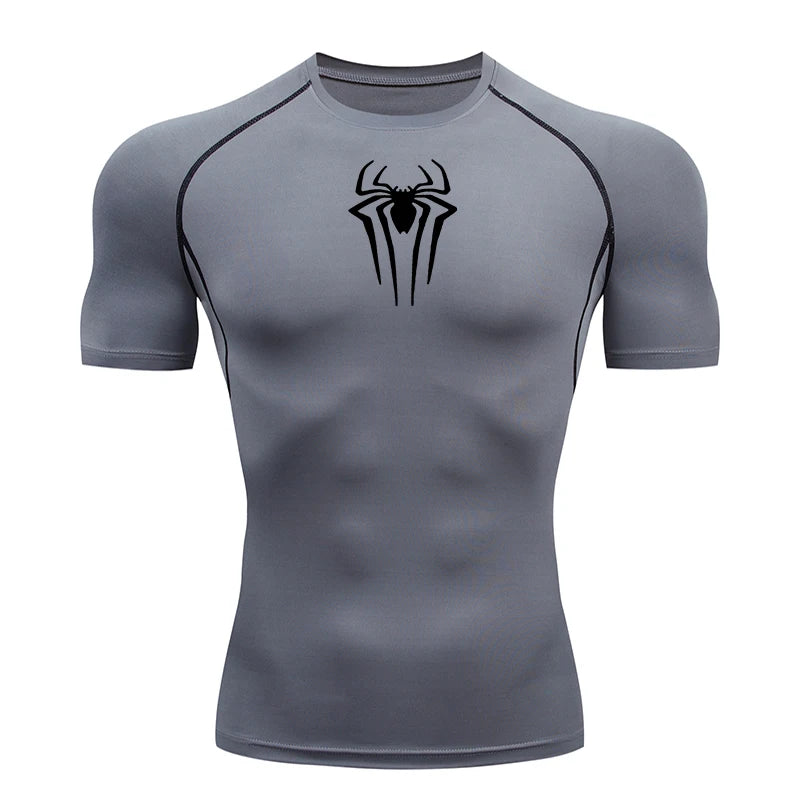2025 Compression T Shirt Men Short Sleeve Sport Tees Fitness Running Sportsear Men Gym Elastic Quick Dry Jogging T-shirt Tops