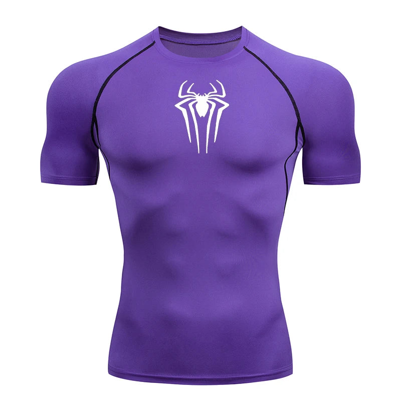 2025 Compression T Shirt Men Short Sleeve Sport Tees Fitness Running Sportsear Men Gym Elastic Quick Dry Jogging T-shirt Tops