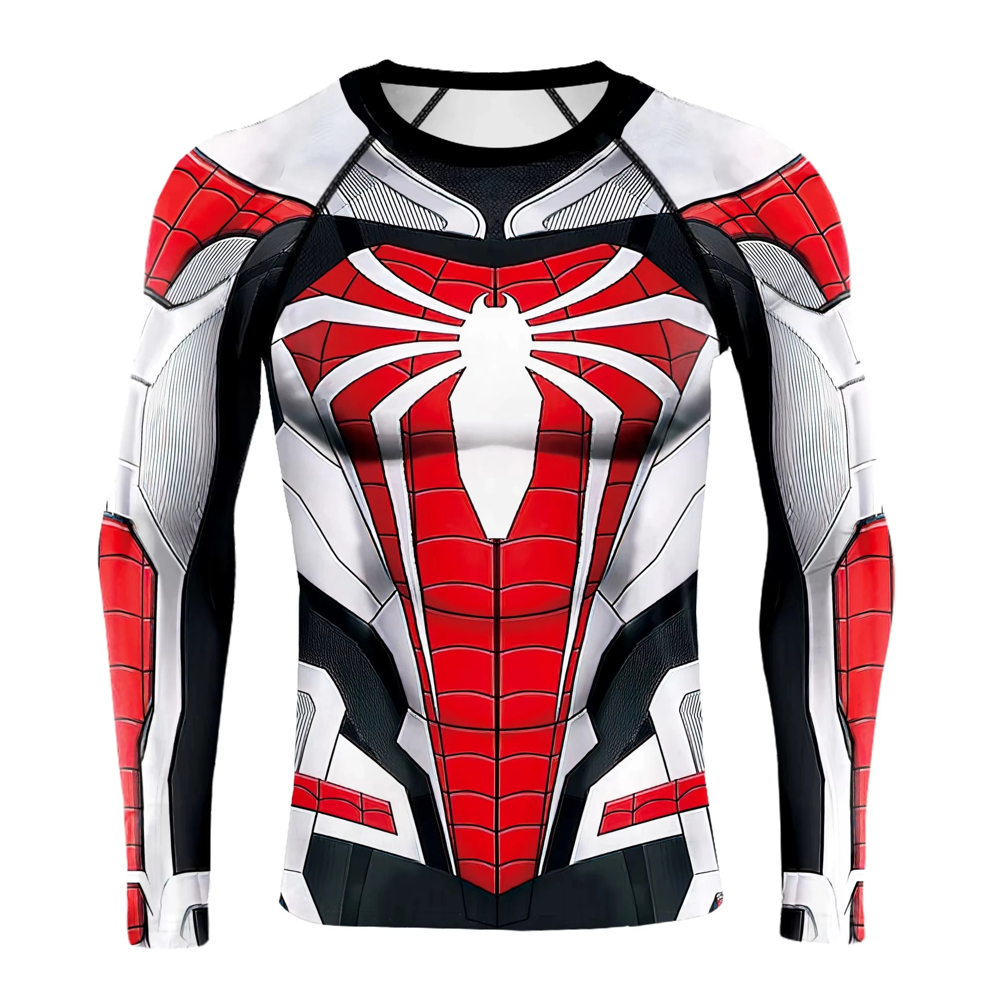 Compression Shirts For Men Long Sleeve Spider Cosplay T-Shirt Top Elastic Fitness Sportwear Halloween Clothes Streetwear Clothes