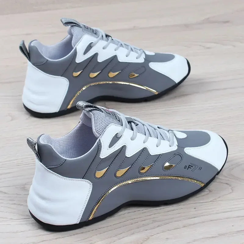 Casual Sneakers for Light Soft Breathable Vulcanize Shoes High Quality Soft Leather Sneaker Zapatillas De Mujer Men New Fashion
